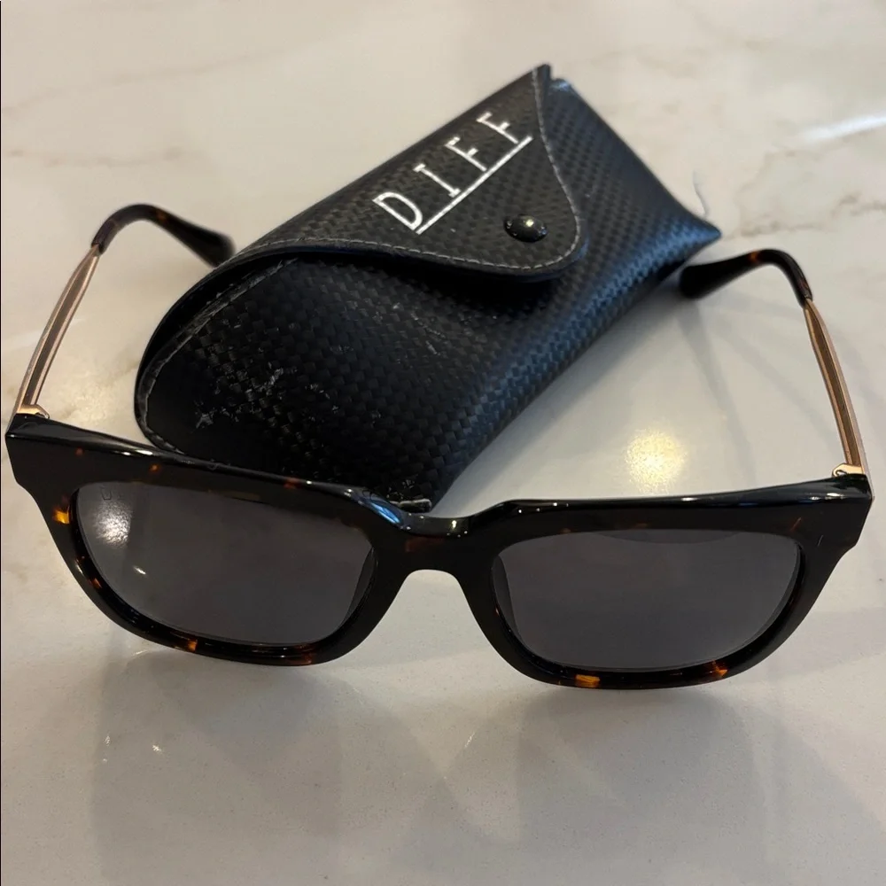 Diff Tortoise Shell Sunglasses - Picture 2 of 5